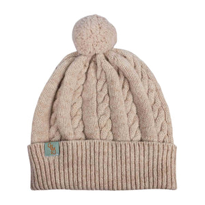 WINTER BEANIES | CABLE - Beige Marle