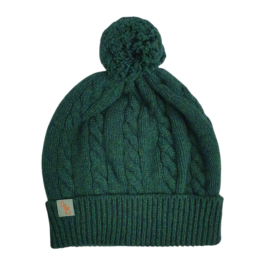 WINTER BEANIES | CABLE - Cossack Green