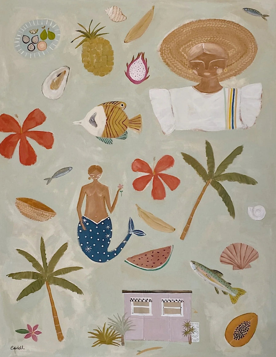 Golden Days - Poster Print