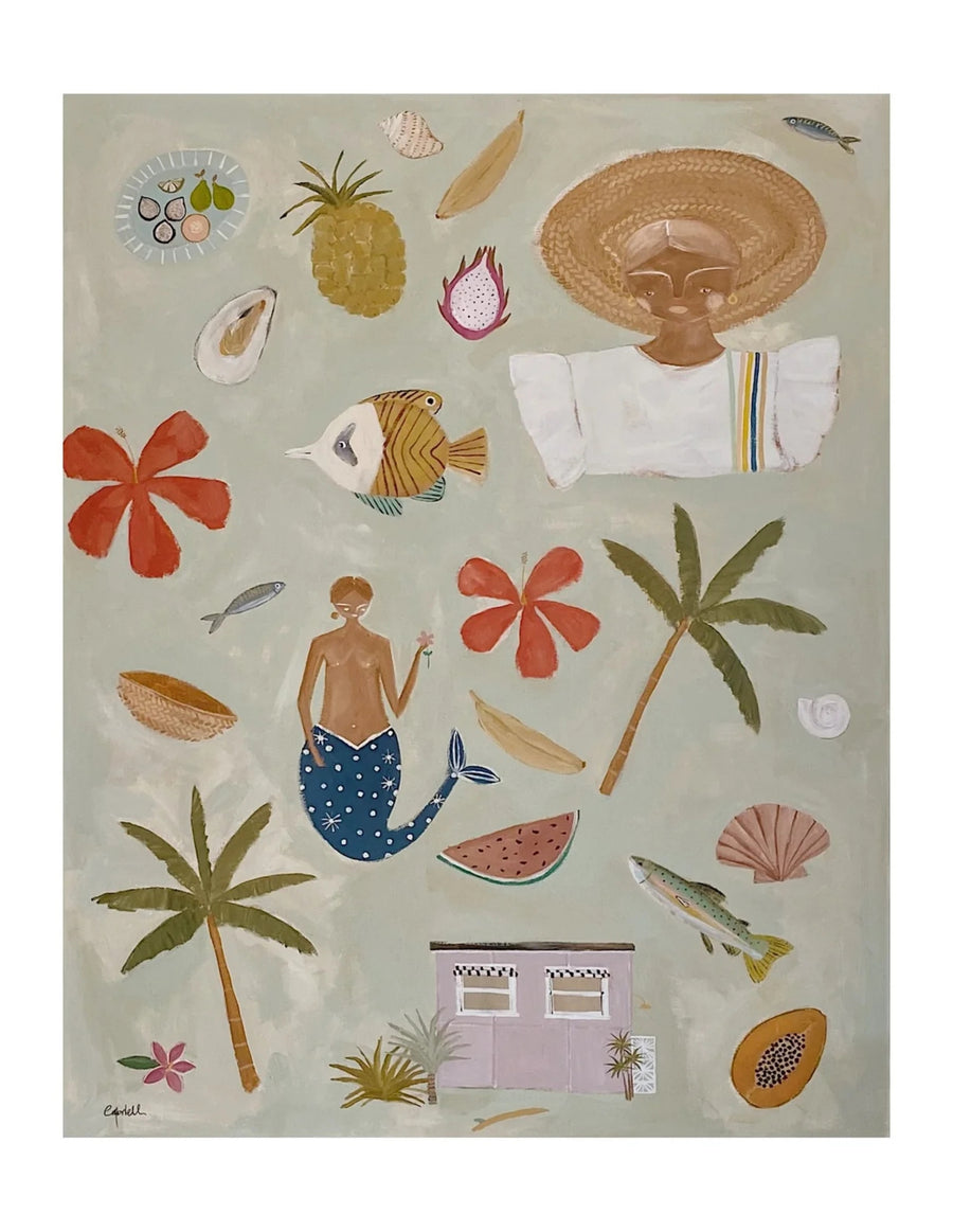 Golden Days - Poster Print