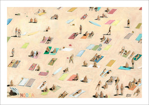 GOLDEN SUMMER (Noosa) - A3 POSTER PRINT