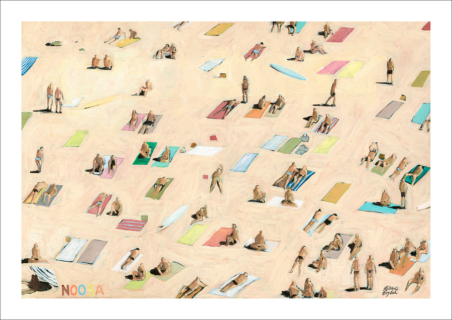 GOLDEN SUMMER (Noosa) - A3 POSTER PRINT