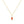 Load image into Gallery viewer, January Gold Birthstone Charm Necklace
