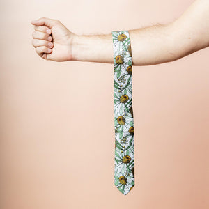 Banksia Grey Tie
