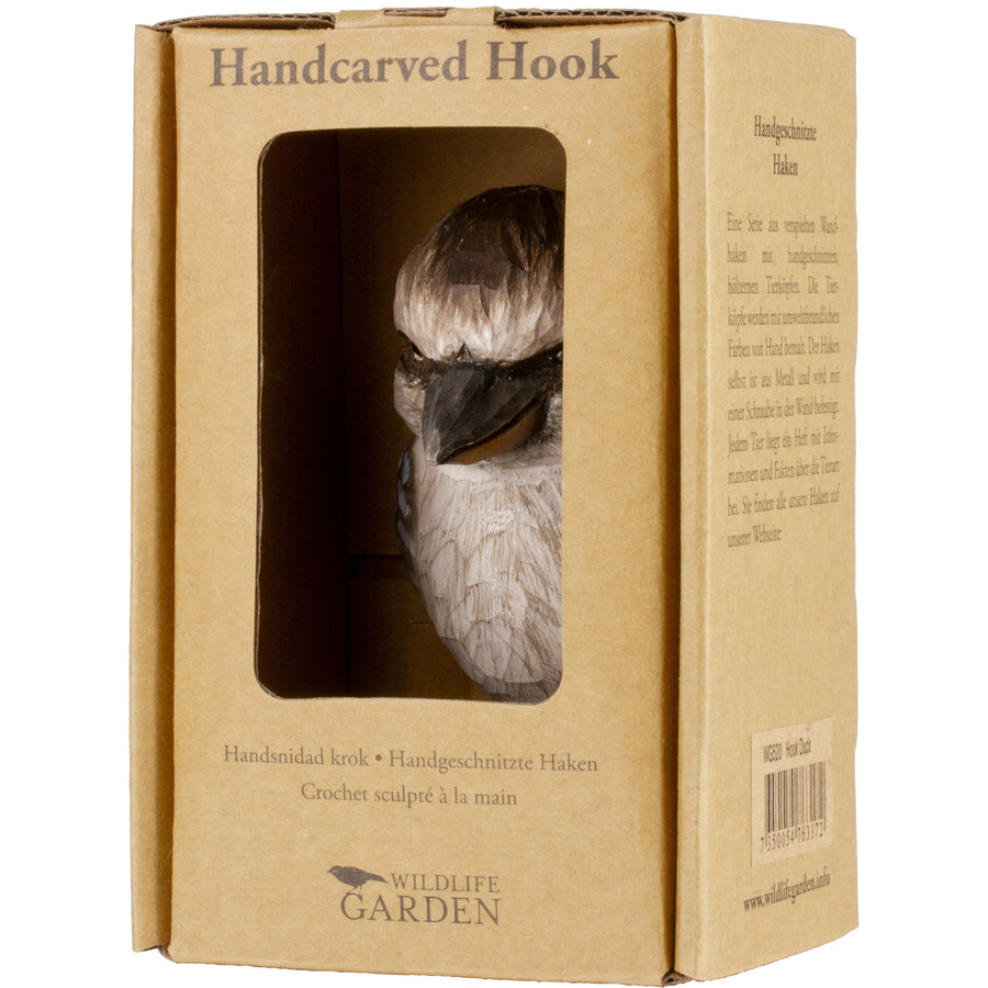 Kookaburra Hook - Hand Carved