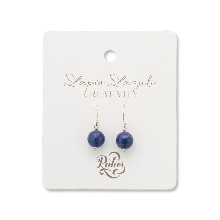 Healing Gem Earrings- Lapis Lazuli