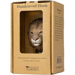 Lion Hook - Hand Carved