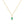 Load image into Gallery viewer, May Gold Birthstone Charm Necklace
