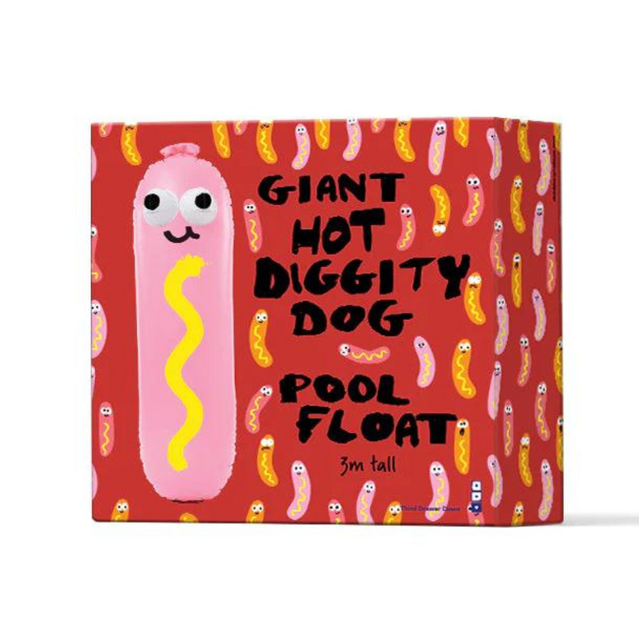 Hot Diggity Dog Pool Float x Jon Burgerman