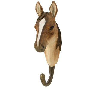 Horse Hook - Hand Carved
