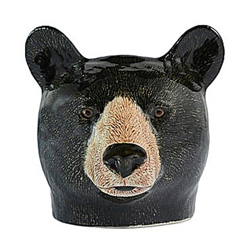 Black Bear Face Egg Cup