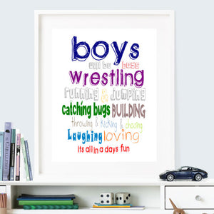 Boys print