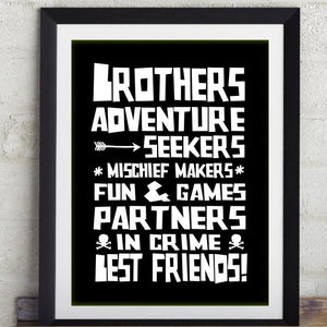 Brothers print