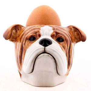 Bull Dog Face Egg Cup
