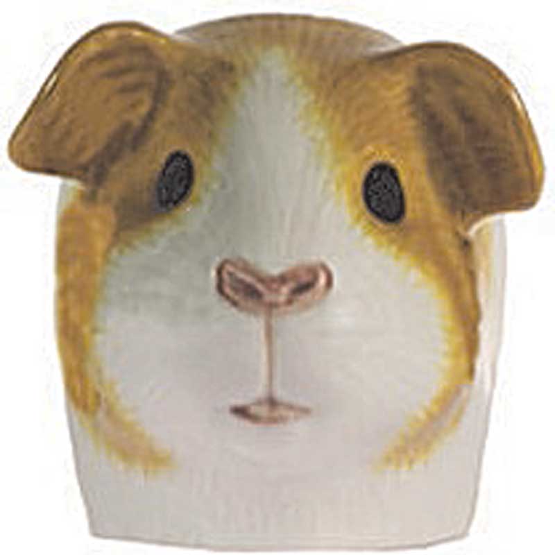 Gold and White Guinea Pig Face Egg Cup