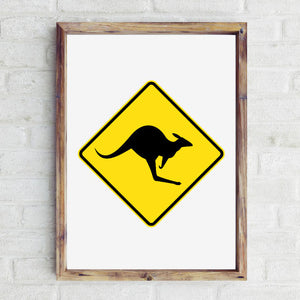 Kangaroo print
