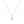 Load image into Gallery viewer, February Gold Birthstone Charm Necklace
