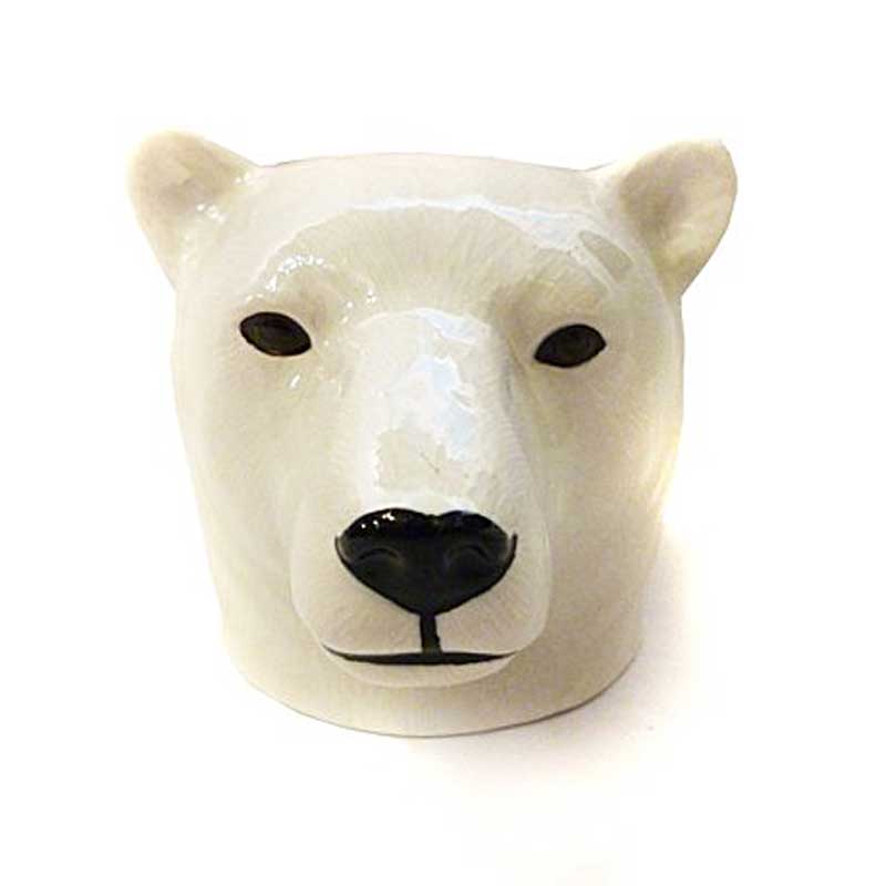 Polar Bear Face Egg Cup