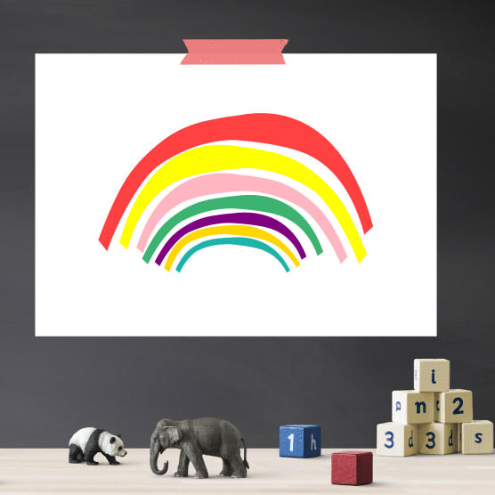 Rainbow print