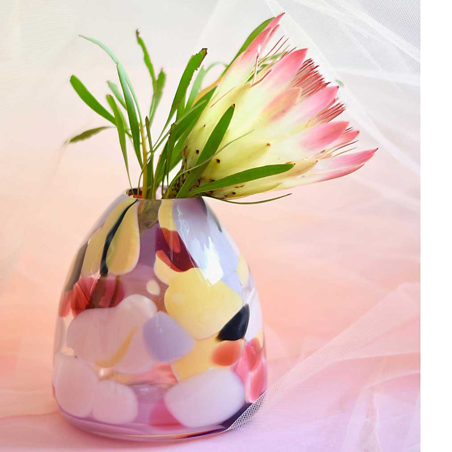 Rock Candy Vase - Medium - Rose