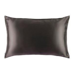 Charcoal Silk Queen Pillowcase