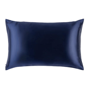 Navy Silk Queen Pillowcase