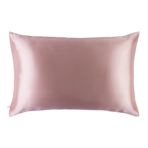 Pink Silk Queen Pillowcase