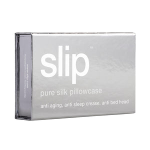 Silver Silk Queen Pillowcase