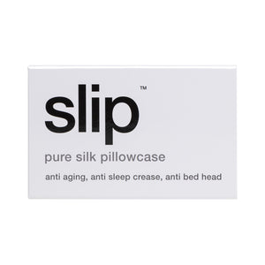 White Silk Queen Pillowcase