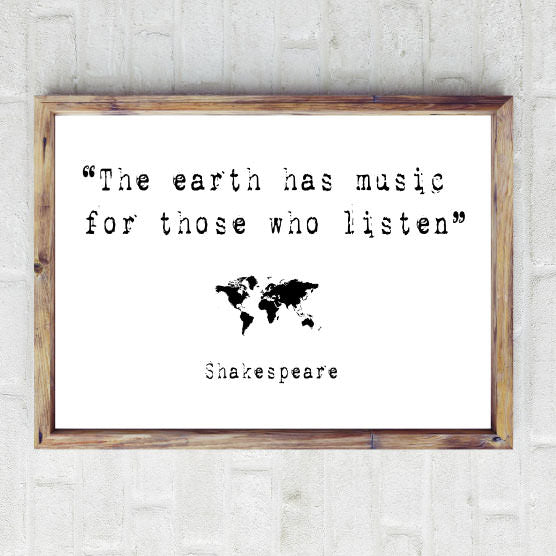 Shakespeare quote print – Lamington Noosa