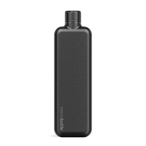 SLIM Stainless Steel Memo bottle - BLACK