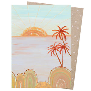 Eco Friendly Greeting Card - Sand Hills and Salty Air