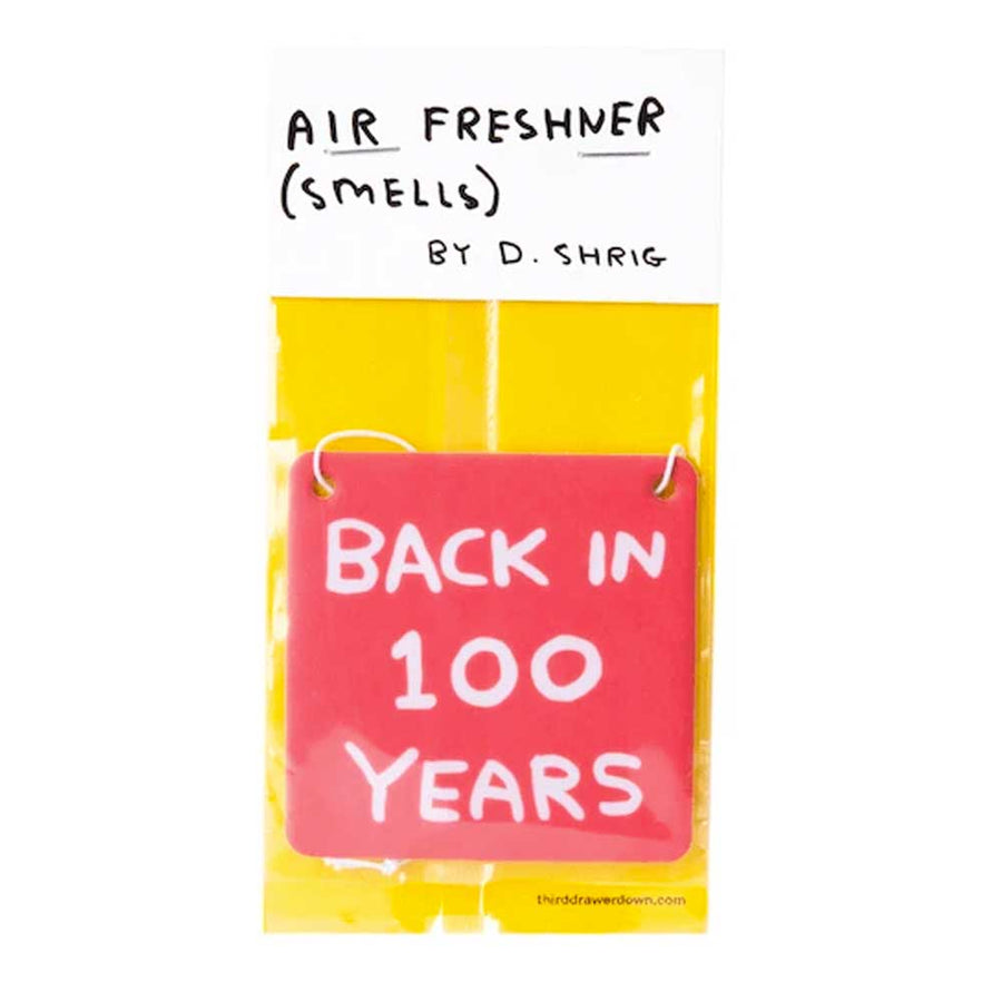 Back in 100 Years Air Freshener
