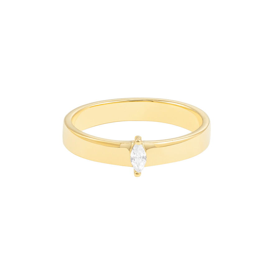 Gold Marquise Ring