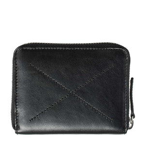 Darius Black Leather Wallet